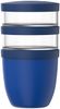 Mepal Ellipse Lunchpot 500 ml + 2x200 ml - Vivid Blue Bild 2