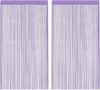 vidaXL Fadenvorhänge 2 Stk. Lila 140x250 cm 4102048 Bild 2