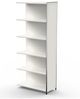 Anbauregal breit Artline 78x38x185cm, Weiß Bild 3