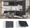 Hängeschrank R-Line Schwarz Beton 60 cm Flach Vicco Bild 2