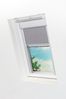 Lysel - Qualitätsdachfensterrollo abdunkelnd hellgrau Rollo geeignet für Velux Dachfenster FK06, (B x H) 49.30cm x 99.50cm in grau/hellgrau Bild 4