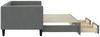 vidaXL Tagesbett Ausziehbar mit Schubladen Dunkelgrau 80x200 cm Stoff 3196610 Bild 4