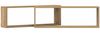 vidaXL Wandregale mit Regal 2 pcs Kunsthandwerk Eiche 80 x 15 x 26 cm 862641 Bild 5