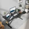 HOMALL Schreibtisch Schreibtisch Höhenverstellbarer mit Gedächtnis und Sitzerinnerung (2-lagige Höhenverstellung mit sitzender Erinnerungsfunktion und USB-Ladeanschluss) Bild 3