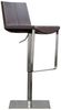 KAWOLA Barhocker FES Barstuhl höhenverstellbar drehbar dunkelbraun 85 x 51 x 42 cm Bild 3