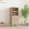 Sideboard, Kommode Sonoma-Eiche 34,5x34x90 cm Holzwerkstoff Bild 2