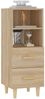 Sideboard, Kommode Sonoma-Eiche 34,5x34x90 cm Holzwerkstoff Bild 4