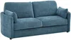 Vente-unique - BAGOMI Sofa Stoff Blau - B 97 cm x H 88 cm x L 199 cm Bild 4