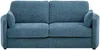 Vente-unique - BAGOMI Sofa Stoff Blau - B 97 cm x H 88 cm x L 199 cm Bild 3