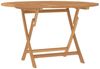 vidaXL Gartentisch Klappbar Ø 110x75 cm Massivholz Teak 362618 Bild 2