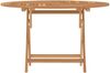 vidaXL Gartentisch Klappbar Ø 110x75 cm Massivholz Teak 362618 Bild 3