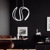 Pendelleuchte Deckenlampe, grau weiß, LED dimmbar, B 35 cm Bild 3