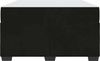 vidaXL Bettrahmen mit Matratze Schwarz 120 x 200 cm Stoff 3399286 Bild 5