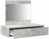 vidaXL Schminktisch mit Schubladen Grau 83 x 40 x 70 cm Holzwerkstoff 865202 Bild 5