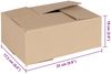 vidaXL Faltbox mit Speicher 50 pcs Natur 25 x 17,5 x 10 cm Karton 4106566 Bild 5