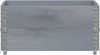 vidaXL Pflanzkasten Grau 80x60 cm Massivholz Kiefer 3295841 Bild 3