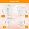 6er Set Silikon Messbecher 500ml 250ml 100ml 10ml klar Skalen DIY Basteln Küche Bild 2