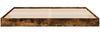 vidaXL Bettgestell ohne Matratze Räuchereiche 180x200 cm Holzwerkstoff 842004 Bild 4