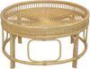 Runder Rattantisch "Justin" Ø 75cm, handgeflochten, beige Bild 2