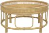 Runder Rattantisch "Justin" Ø 75cm, handgeflochten, beige Bild 4