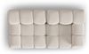 Micadoni Modulares Sofa Bellis 2-Sitzer 3D-Stoff Sonic Helles Beige Bild 3