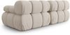 Micadoni Modulares Sofa Bellis 2-Sitzer 3D-Stoff Sonic Helles Beige Bild 4