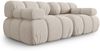 Micadoni Modulares Sofa Bellis 2-Sitzer 3D-Stoff Sonic Helles Beige Bild 2