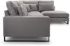 AX LIVING Ecksofa grau Castellio 314 cm – Wohnlandschaft L Form R Bild 5