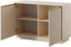 AX LIVING Kleine Kommode Lirio K103 103 cm modern und stilvoll, beige Bild 5