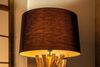 Levandeo® Stehlampe, Stehlampe 150cm Holz Natur Lampe Schwarz Holzlampe Unikat Treibholz Bild 3