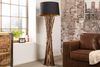 Levandeo® Stehlampe, Stehlampe 150cm Holz Natur Lampe Schwarz Holzlampe Unikat Treibholz Bild 4