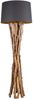 Levandeo® Stehlampe, Stehlampe 150cm Holz Natur Lampe Schwarz Holzlampe Unikat Treibholz Bild 2