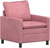 vidaXL Sofa Set 2 pcs Rosa Samt 3417028 Bild 3