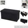 Urban Living Truhenbank Sitzbank mit Stauraum TEDDY Sitztruhe mit Aufbewahrungsfach, abnehmbarer Sitz, 120 Kg belastbar Bild 2