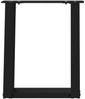 vidaXL Couchtischbeine U-Form 2 Stk. Schwarz 38x(42-43) cm Stahl 4012760 Bild 5