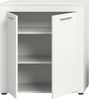 xonox. home Wohnen Jam X8BA9T20 Highboard Hochkommode Wohnzimmerschrank Hochschrank in weiß Melamin, ca. B/H/T: 80 x 88 x 35 cm Bild 3