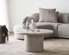 Couchtisch >Nagano< rund, in grau-beige, MDF - 40x80cm (HxD) Bild 2