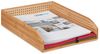 Relaxdays 2 x Dokumentenablage Bambus perforiert Bild 1