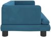 vidaXL Hundebett Blau 80x45x30 cm Samt 171894 Bild 4