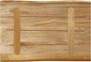 vidaXL Tischplatte mit Baumkante 50x40x3,8 cm Raues Mango Massivholz 370679 Bild 5