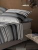 Irisette Wave-J Mako-Satin Bettwäsche 135x200 Streifen grau beige 8651-11 Bild 4