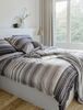 Irisette Wave-J Mako-Satin Bettwäsche 135x200 Streifen grau beige 8651-11 Bild 3