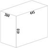 WESCO Traditionline DOUBLE-BOY 410 X / 300-2, alugrau ab 30 cm Schrankbreite Bild 2
