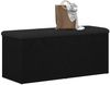 vidaXL Sitzbank mit Stauraum Schwarz Eichen-Optik 102 x 42 x 45 cm 862985 Bild 3