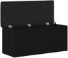 vidaXL Sitzbank mit Stauraum Schwarz Eichen-Optik 102 x 42 x 45 cm 862985 Bild 5
