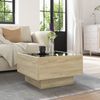 vidaXL LED-Couchtisch Sonoma Eiche 50x50x30 cm Holzwerkstoff 847506 Bild 4