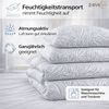 ZIRVEHOME Bettwäsche Baumwolle Bettbezug weiß mit grau Zebra-Streifen Zebra P1, Renforce, 4 teilig, 135x200 Baumwolle Bettbezug weiß mit grau Zebra-Streifen Bild 3