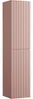 Vente-unique - SATARA Bathroom storage unit Holz, Platte Puderrosa - B 33 cm x H 140 cm x L 35 cm Bild 3