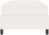 vidaXL Bettrahmen mit Matratze Creme 80 x 200 cm Stoff 3399092 Bild 5