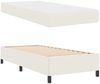 vidaXL Bettrahmen mit Matratze Creme 80 x 200 cm Stoff 3399092 Bild 4